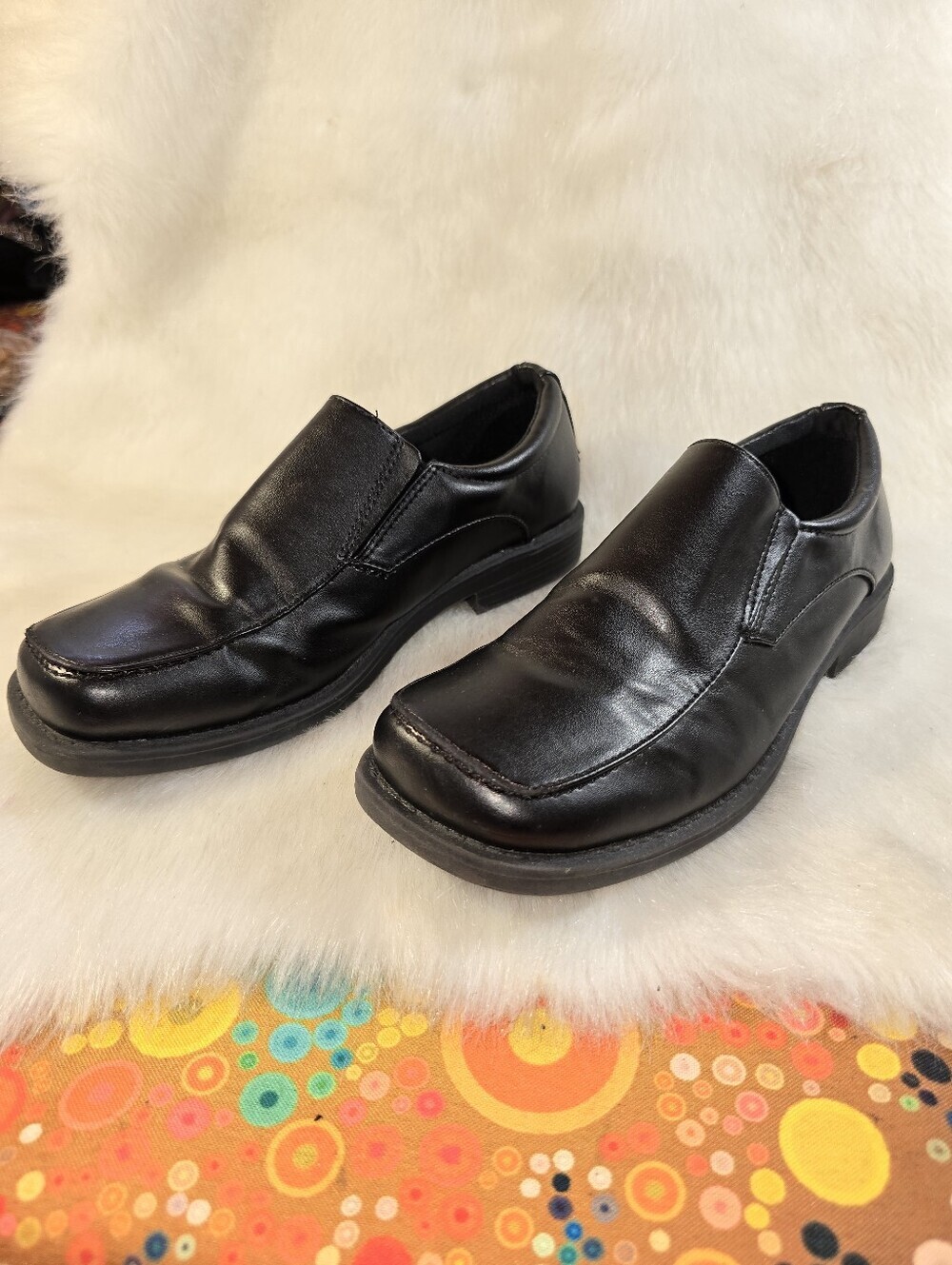 Smart Fit "Daniel" Boys/Youth Leather Slip-on Dress Loafer
